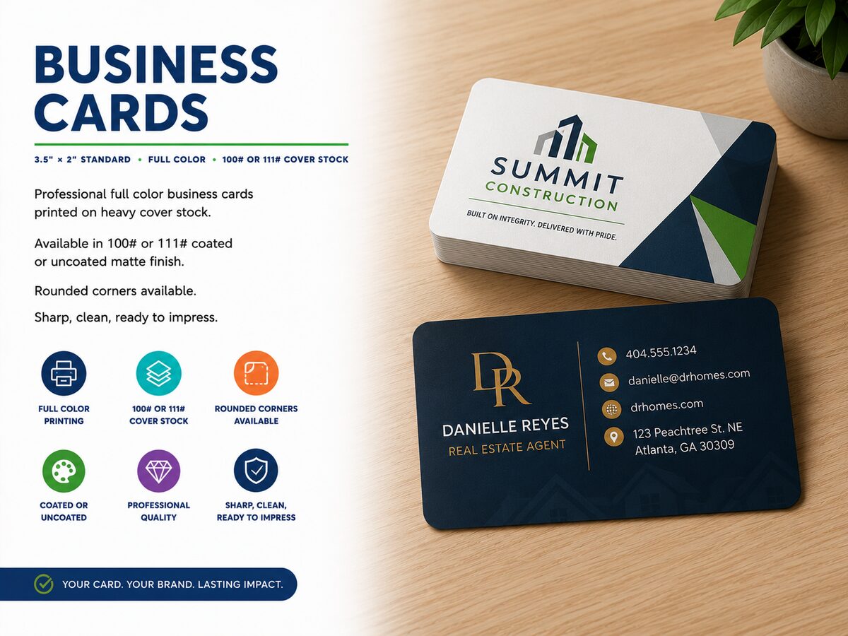 Business card printing Atlanta Brookhaven — Preprint