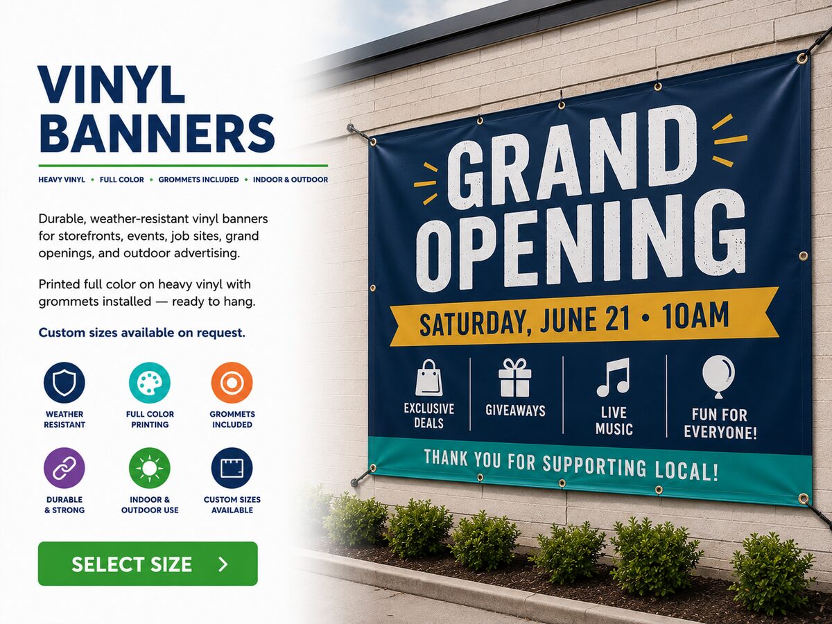 Vinyl banner printing